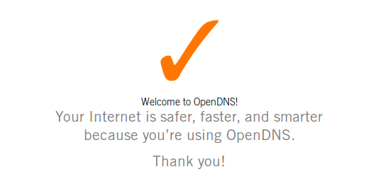 OpenDNS Success